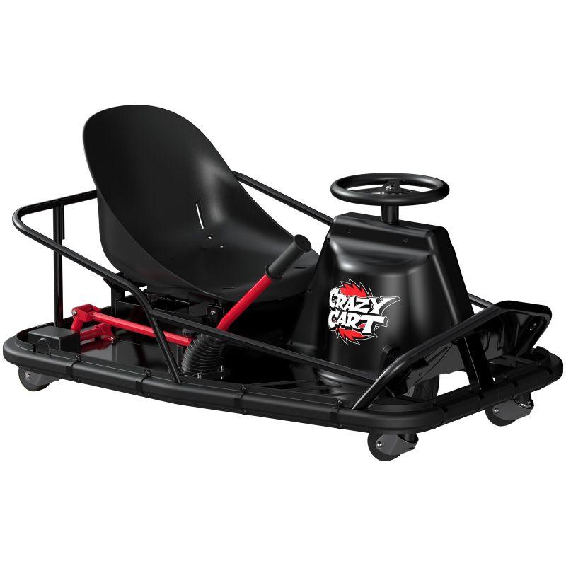 razor electric go-kart crazy cart xl pro 450w