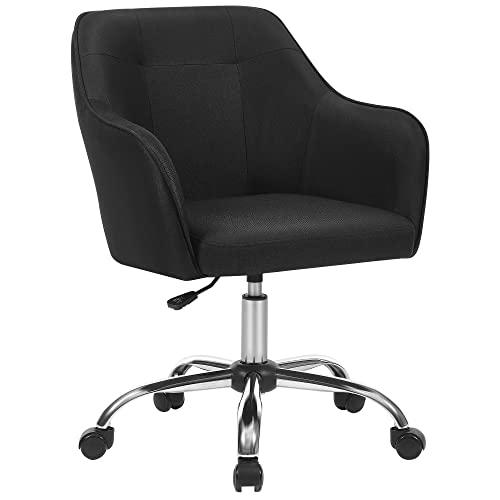 songmics office chair ergonomic adjustable height black