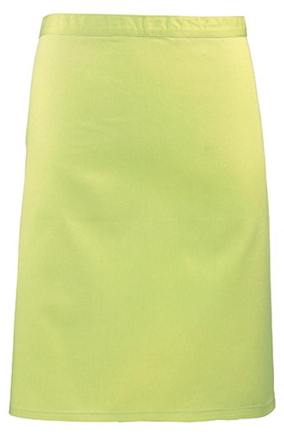 premier apron colours mid length lime one size