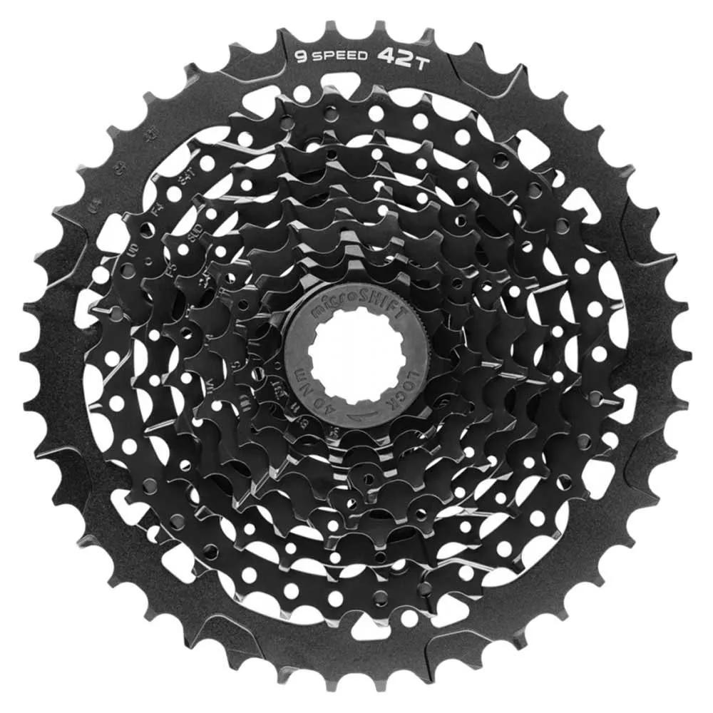 microshift bicycle cassette advent 9sp 11-38t steel