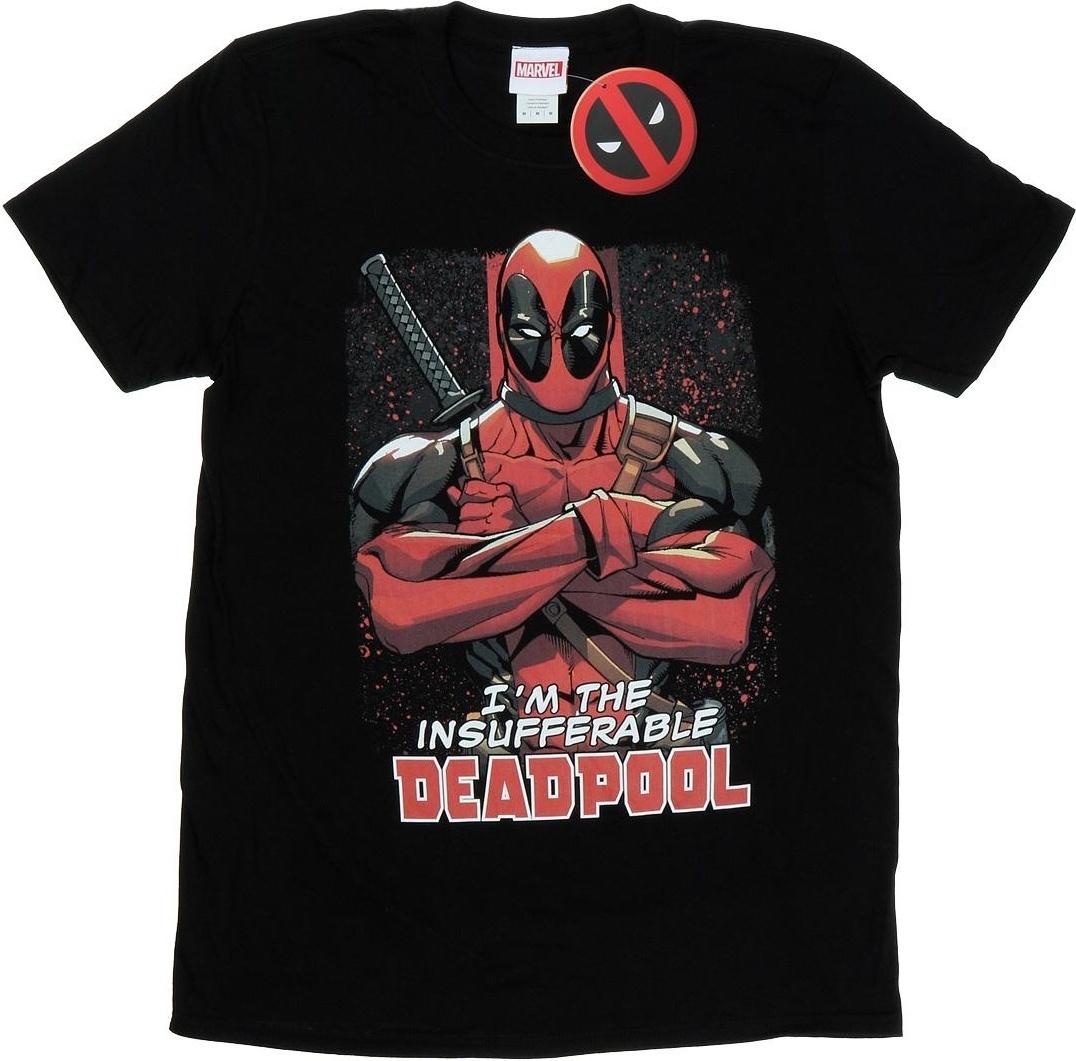marvel t-shirt crossed arms black 3xl