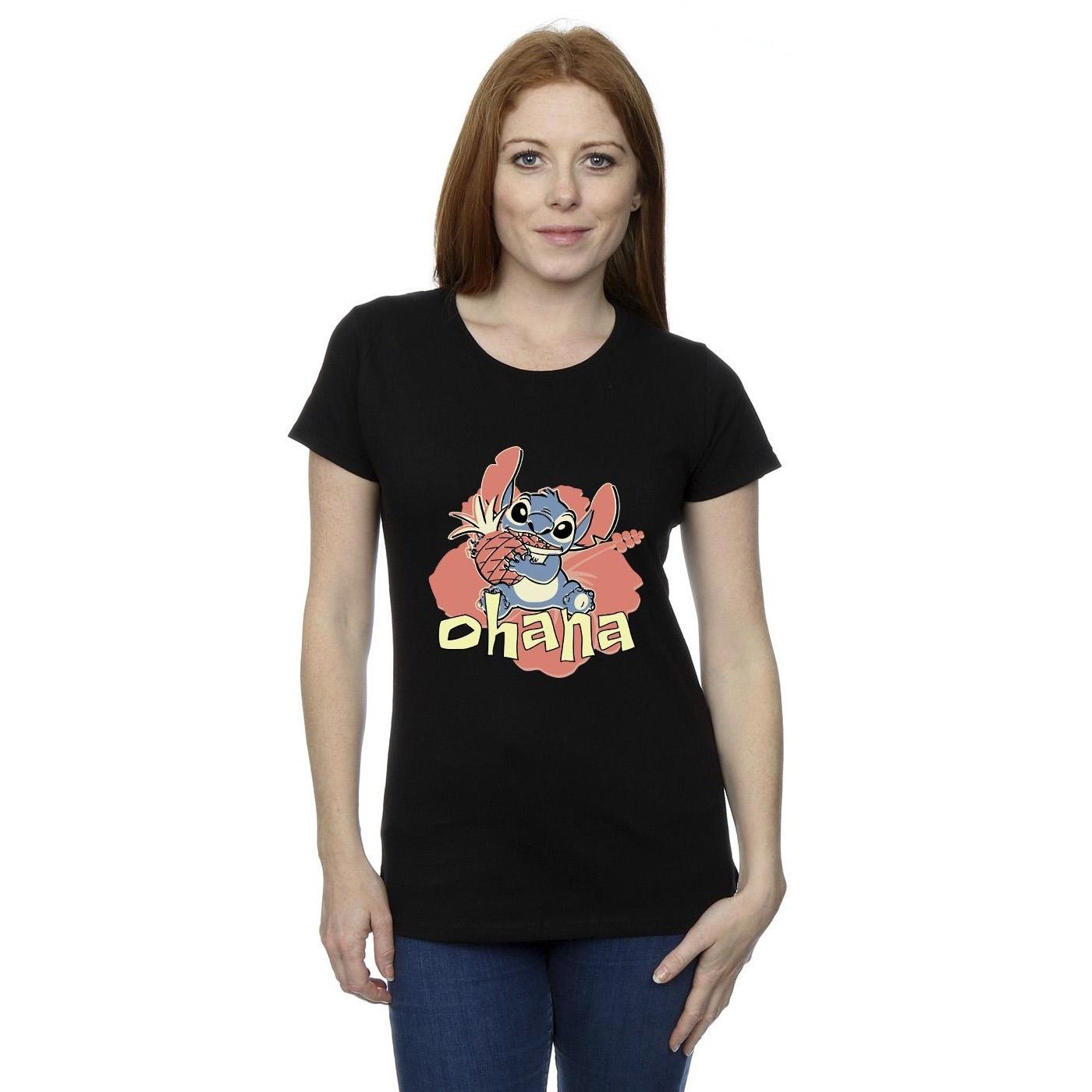 disney t-shirt ohana black xxl