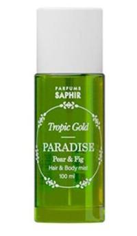 saphir hair and body spray tropic gold paradise fig & pear 100 ml