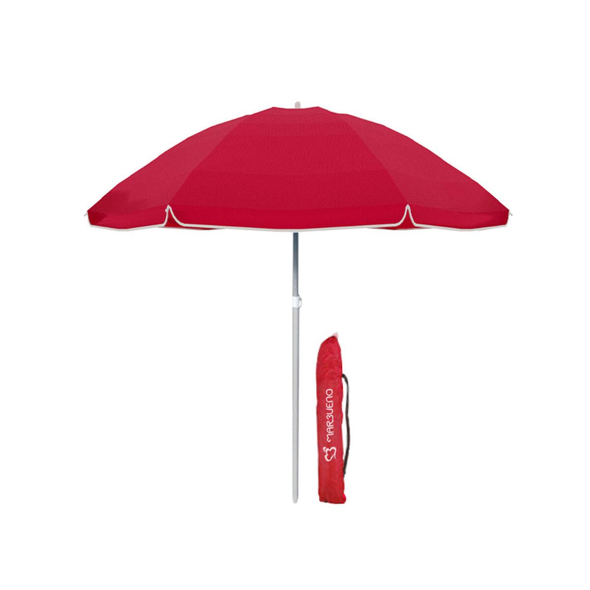 marbueno beach umbrella summer 10093r red 160cm