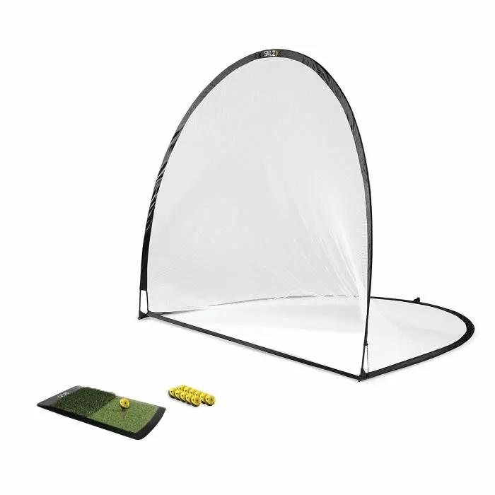 sklz golf training kit home driving range 7ft