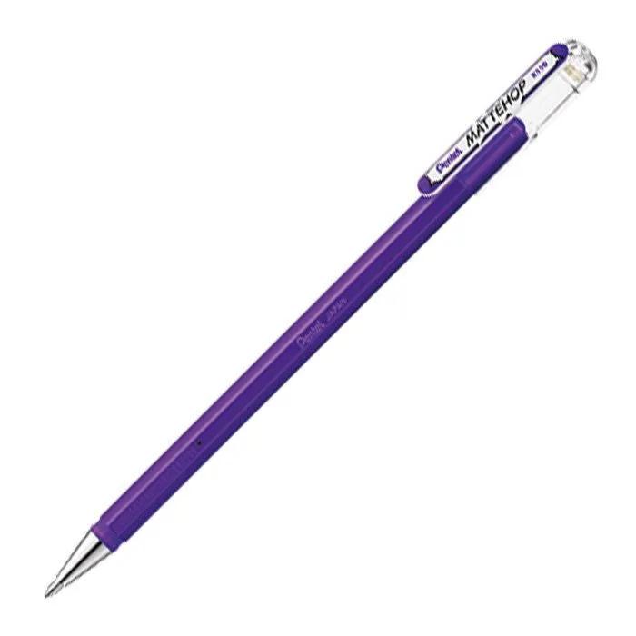 pentel gel pen mattehop violet 0.5 mm