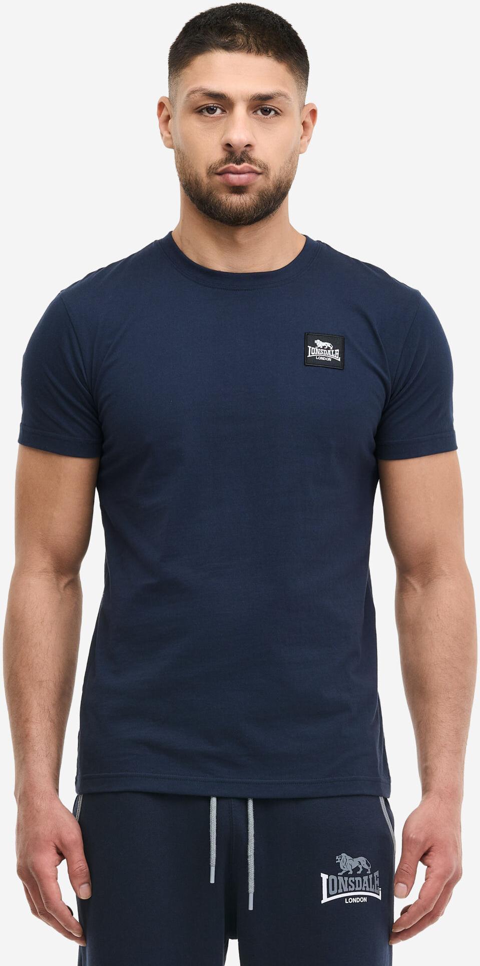 lonsdale t-shirt wormley dark navy/white 2xl