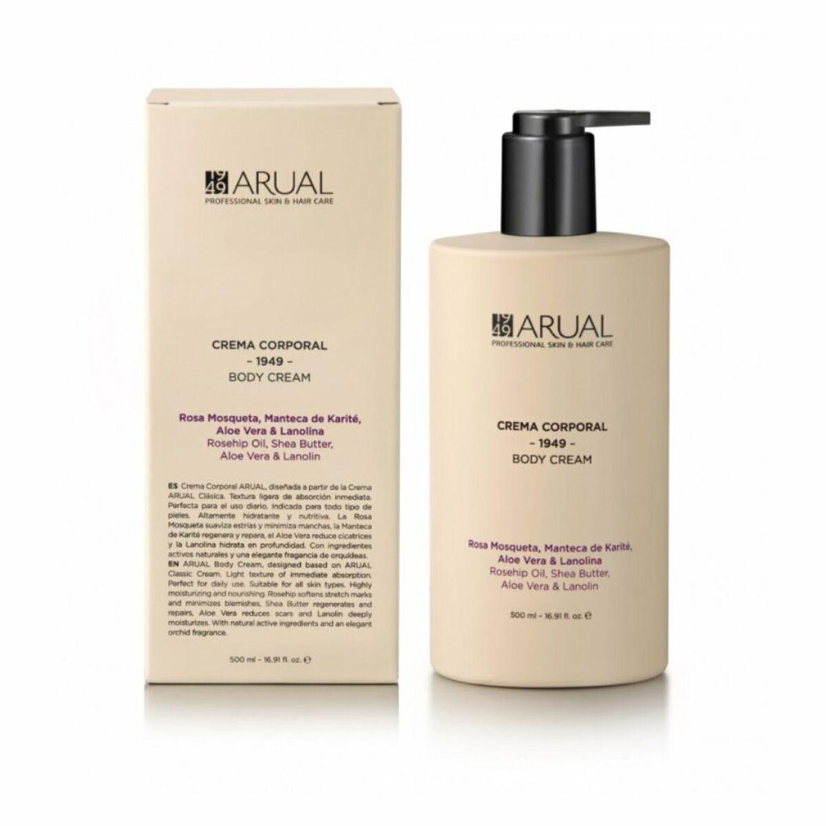 arual body cream rosa mosqueta 500 ml