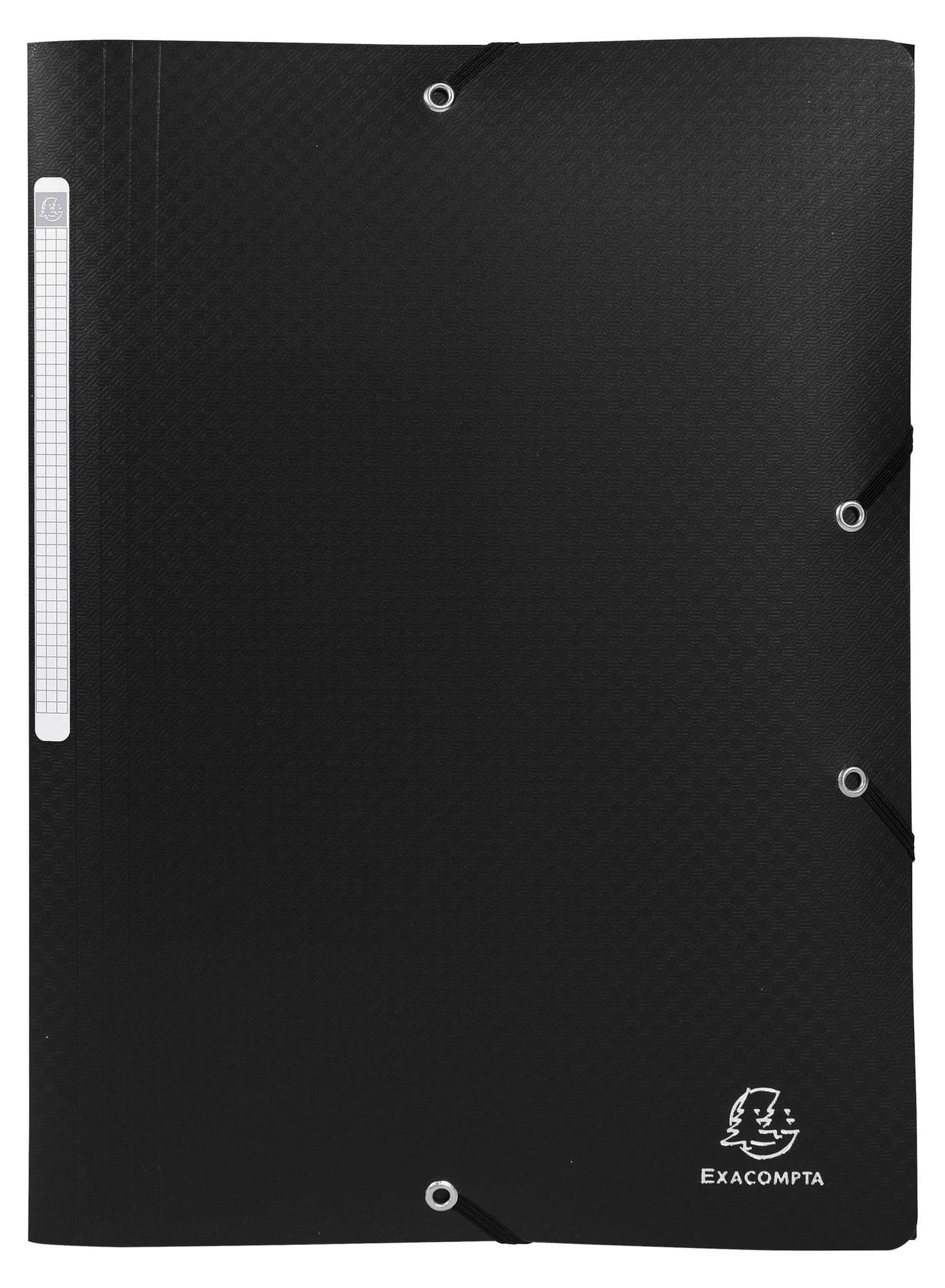 exacompta document folder opak a4 black