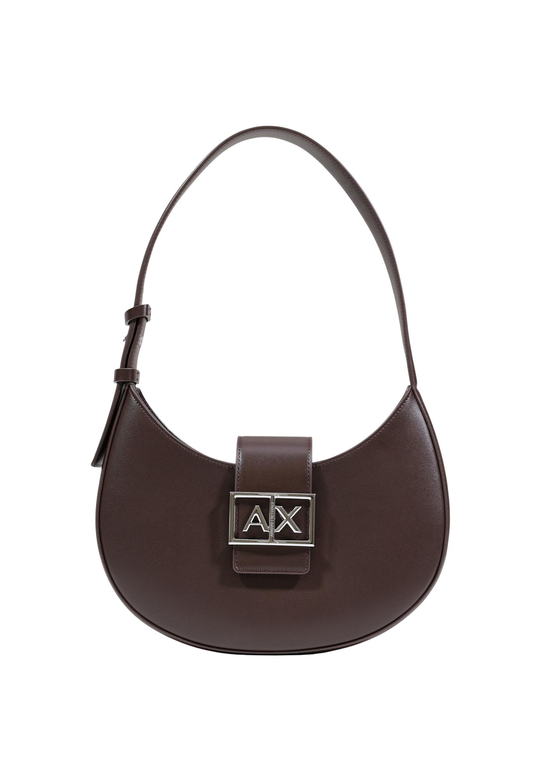 armani exchange shoulder bag xw002565 af12039 brown