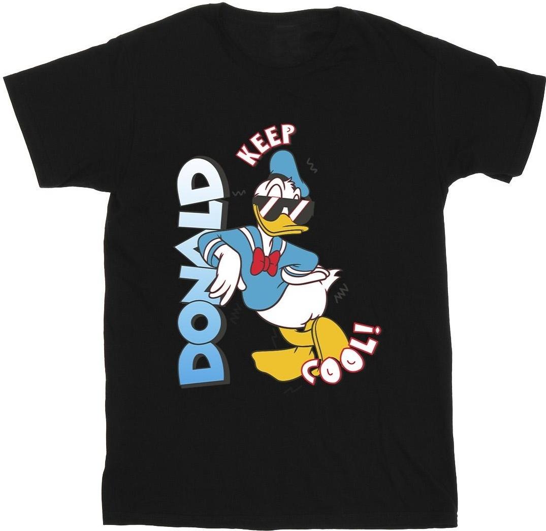 disney t-shirt donald duck cool black