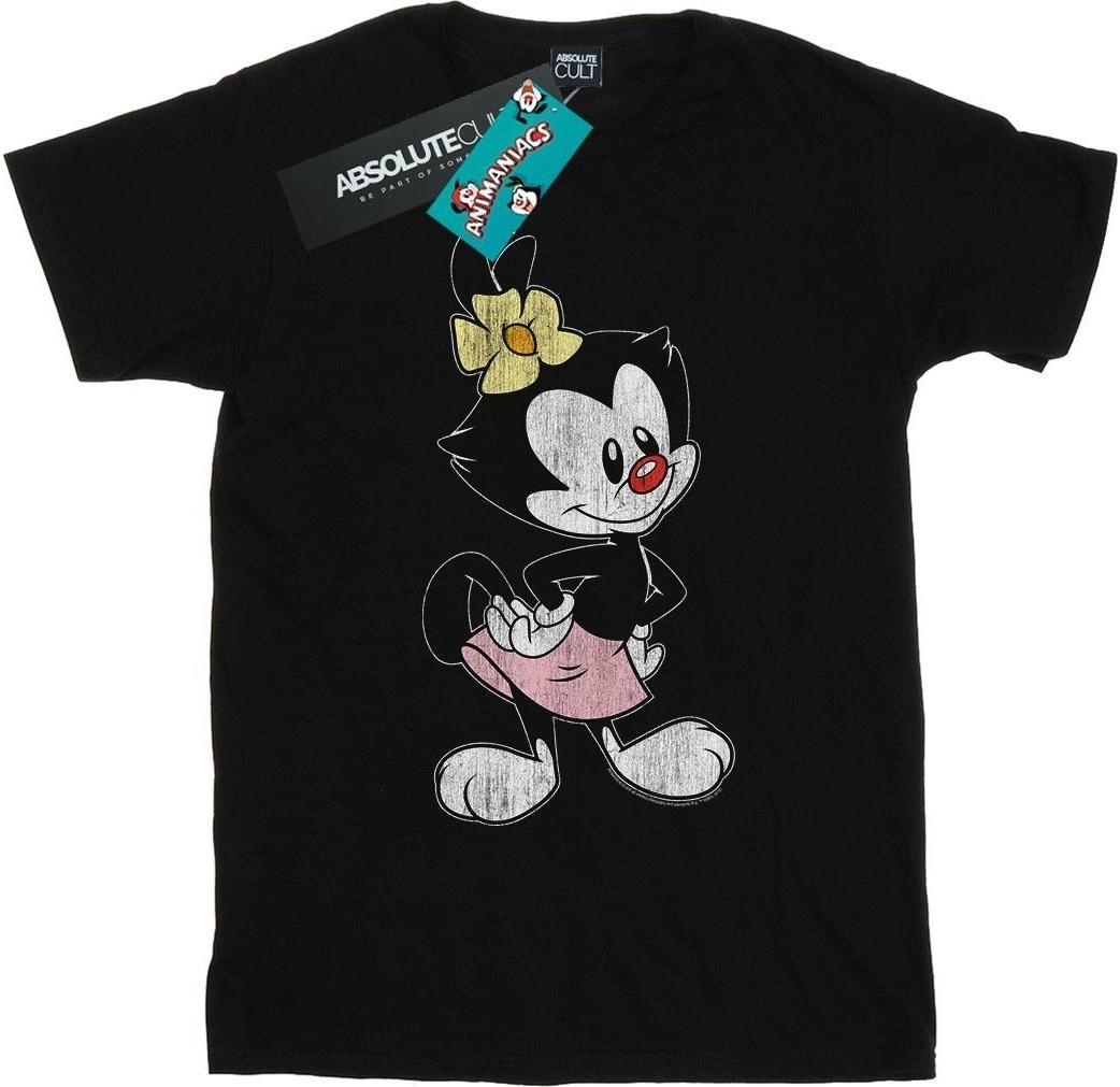 animaniacs t-shirt classic pose black 4xl