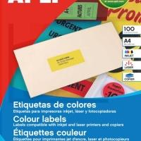 apli address labels blue 2700 pack