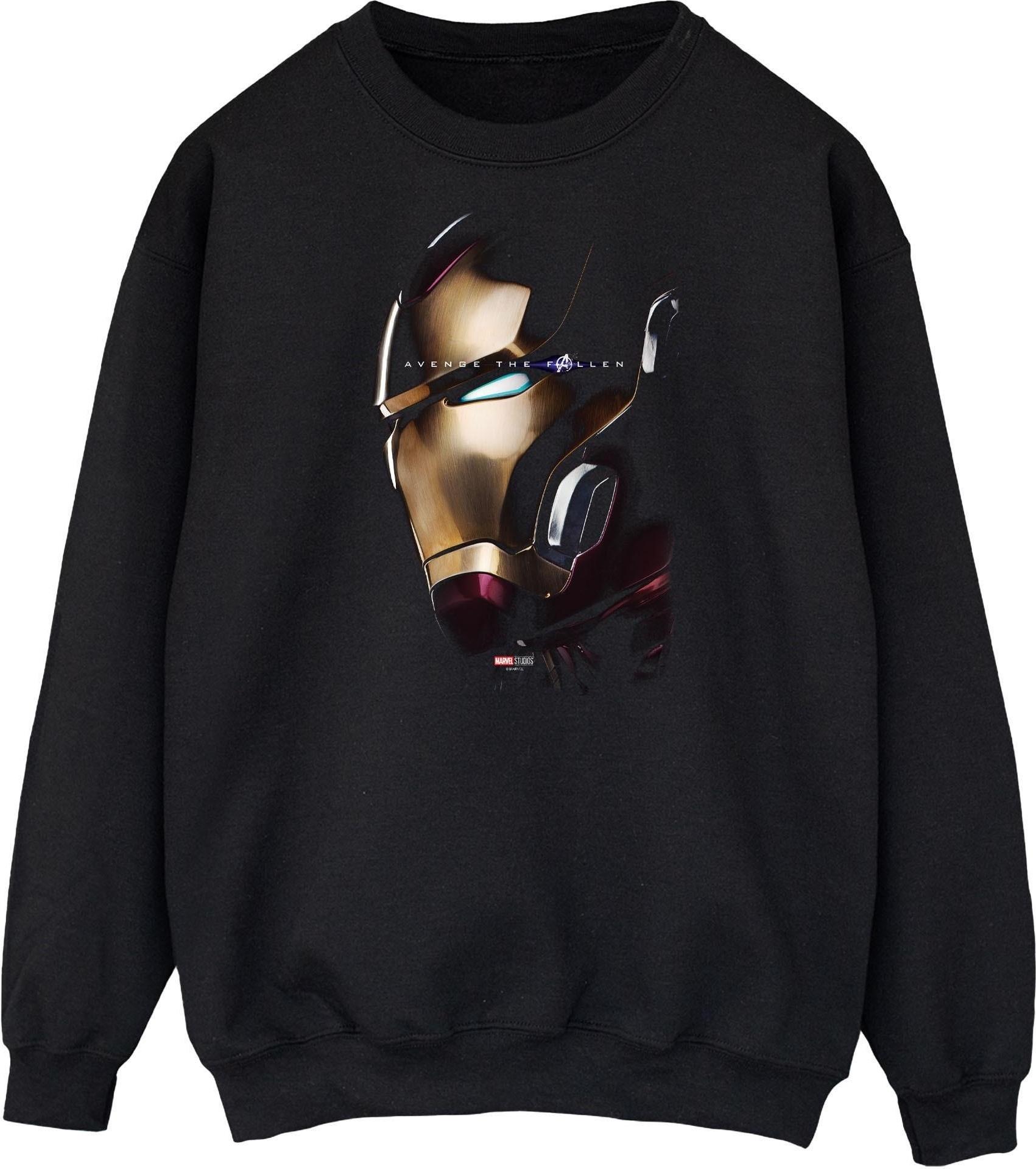 marvel sweatshirt avengers endgame avenge the fallen black xxl