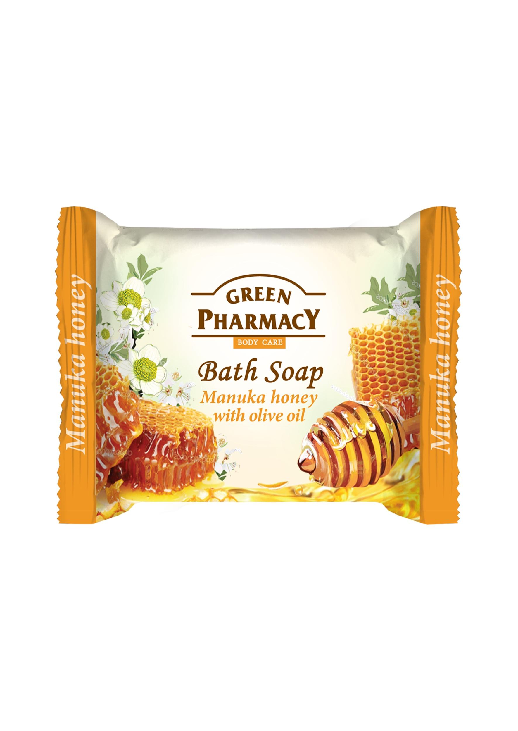 green pharmacy bath soap manuka honey olive oil 100g