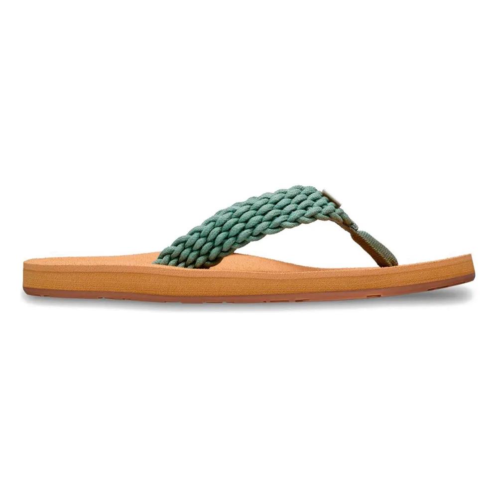 roxy flip flops porto iv green 39 eu