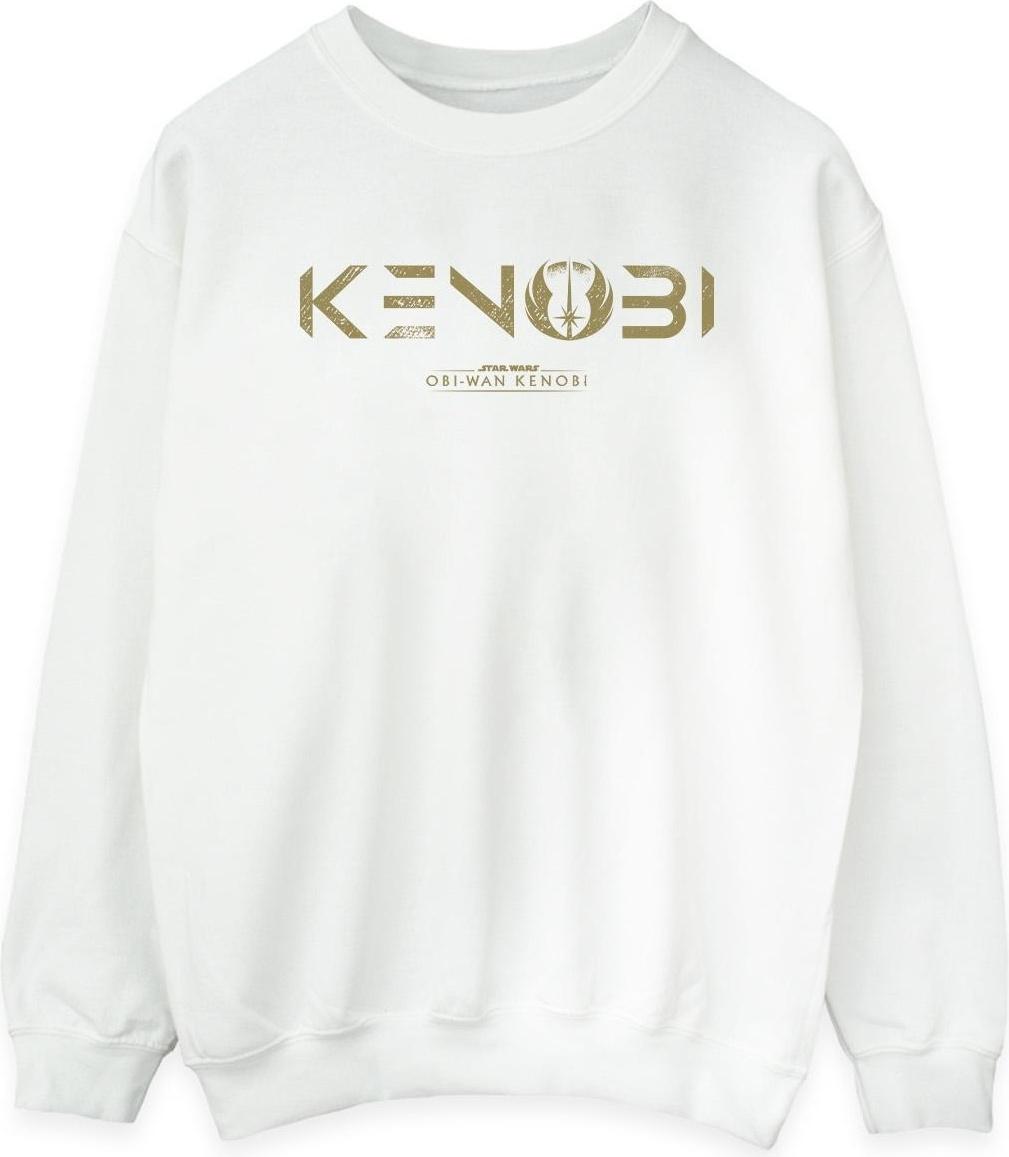 star wars sweatshirt obi-wan kenobi logo white