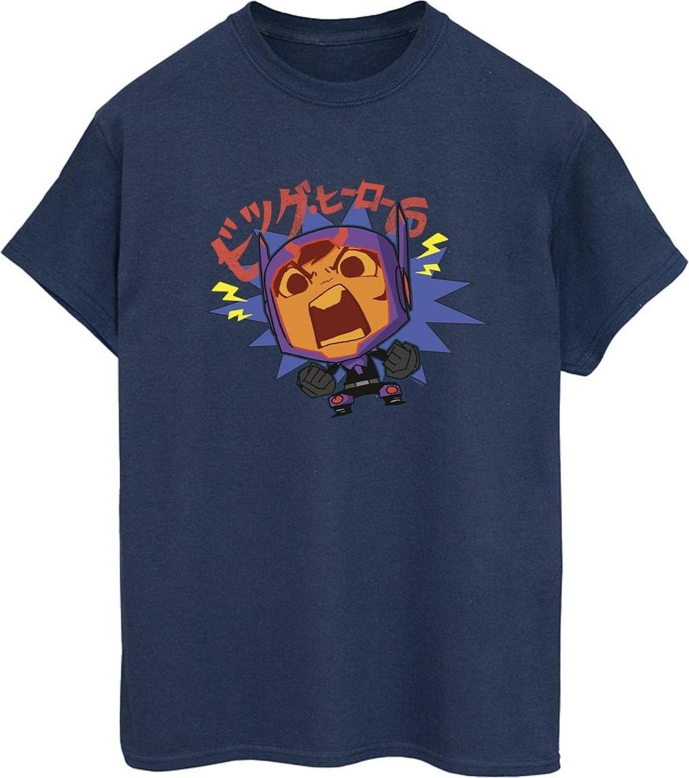 disney t-shirt big hero 6 boyfriend fit cotton