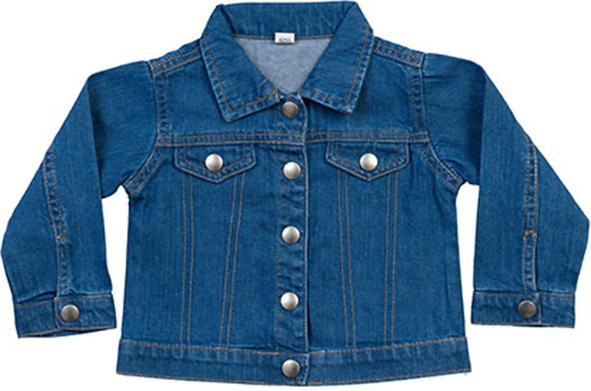 babybugz denim jacket baby rocks organic cotton 6/12 months