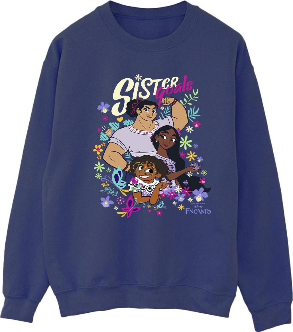 disney sweatshirt encanto sister goals navy blue m