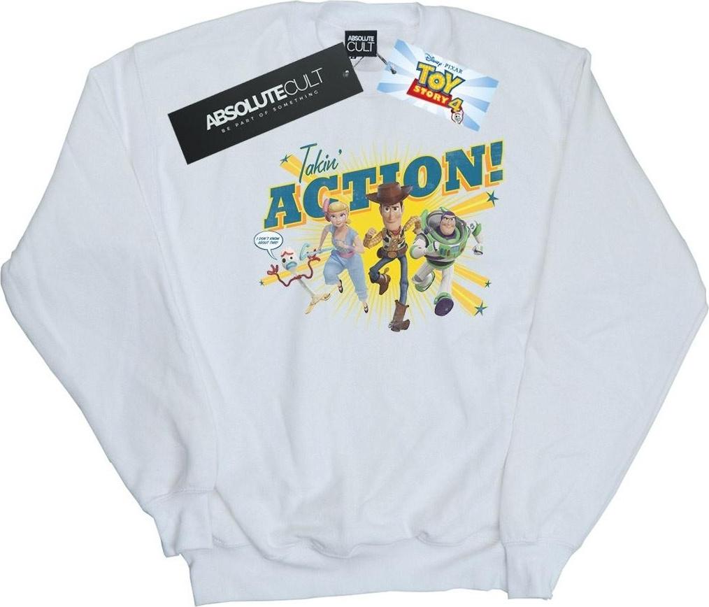 disney sweatshirt toy story 4 takin action white m