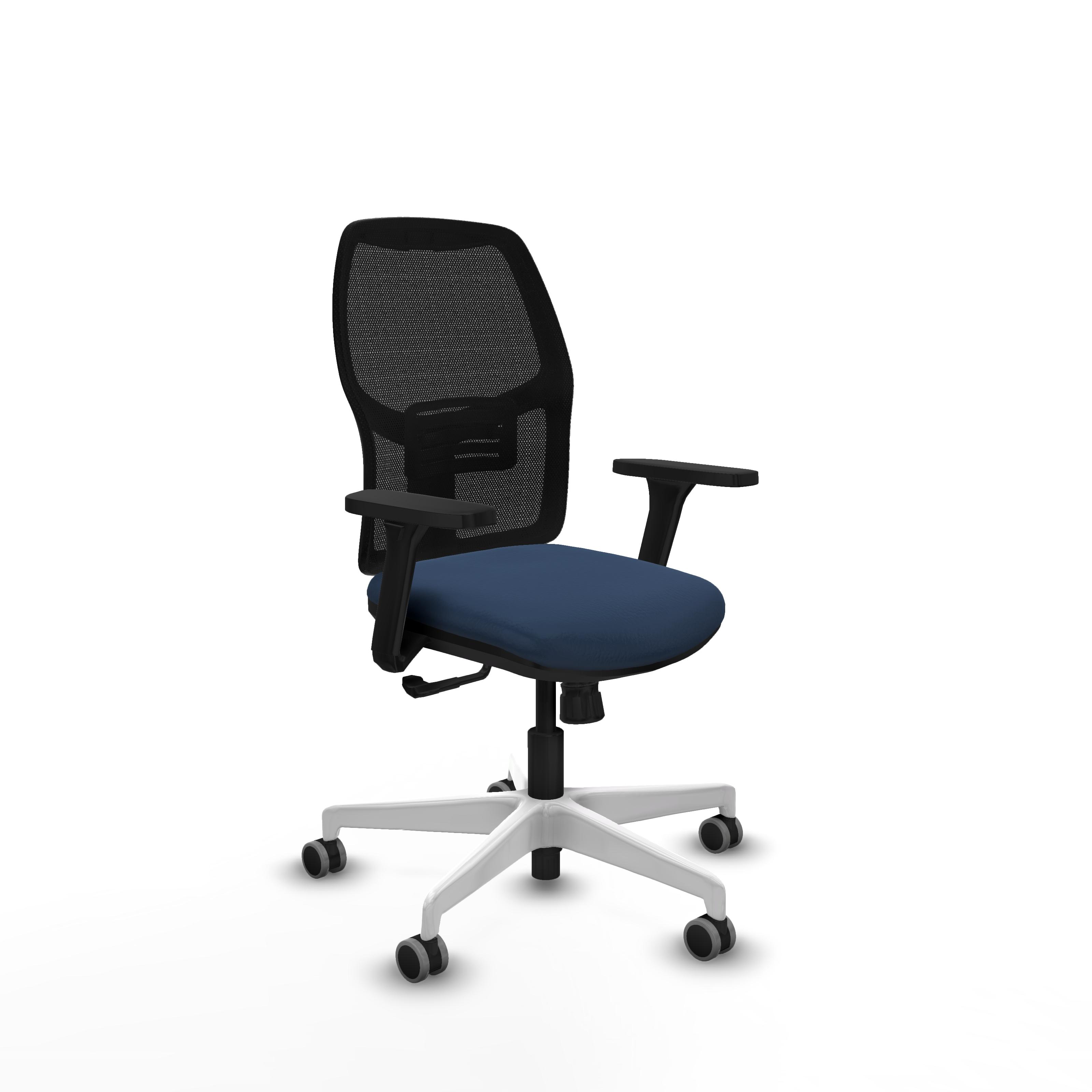 piqueras y crespo office chair alfera navy blue 3d armrests