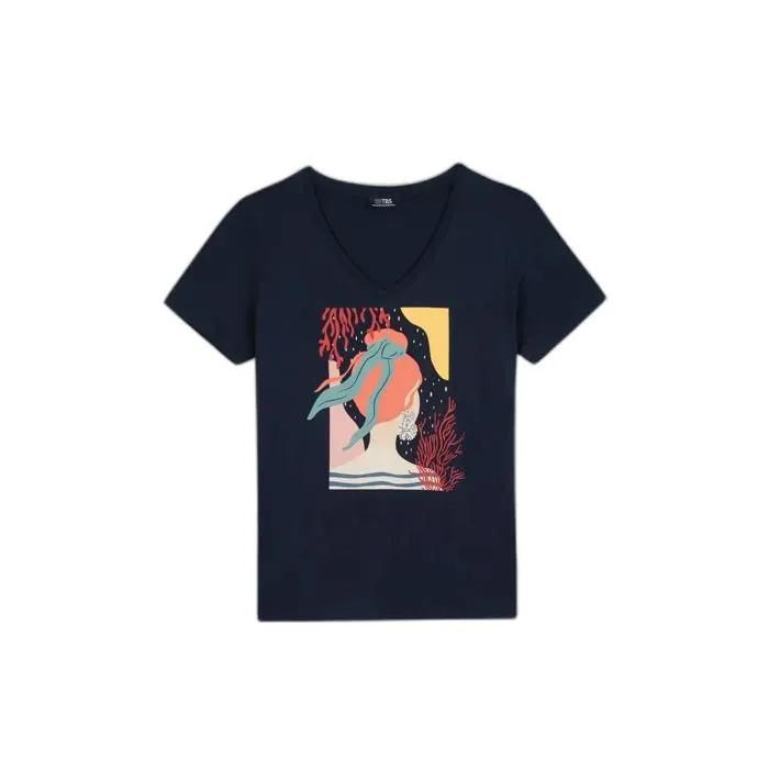 tbs t-shirt sabba navy blue s