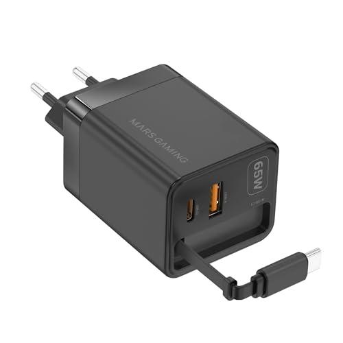 mars gaming usb charger md-gan65r 65w