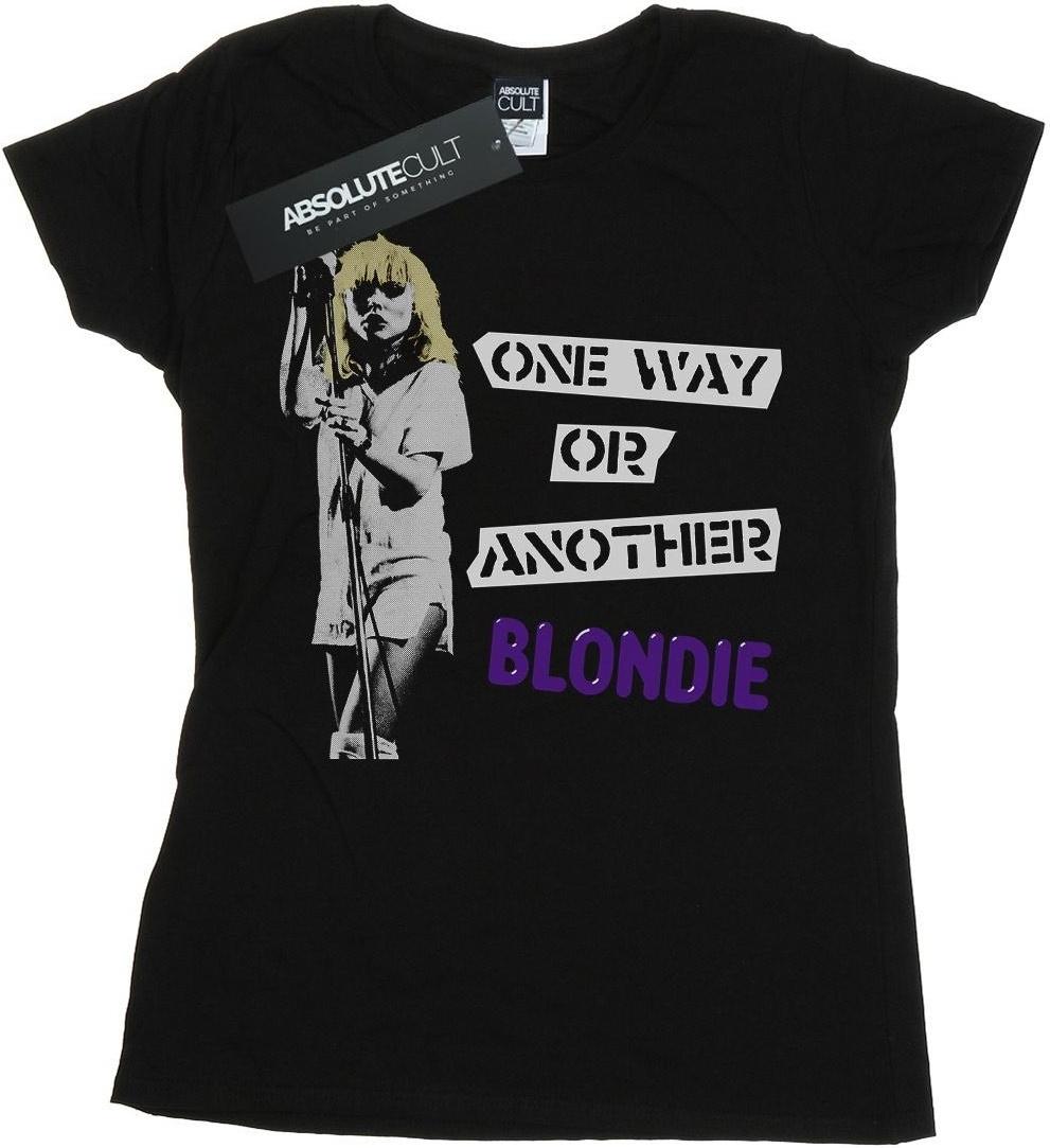 blondie t-shirt one way or another cotton ladies xxl black
