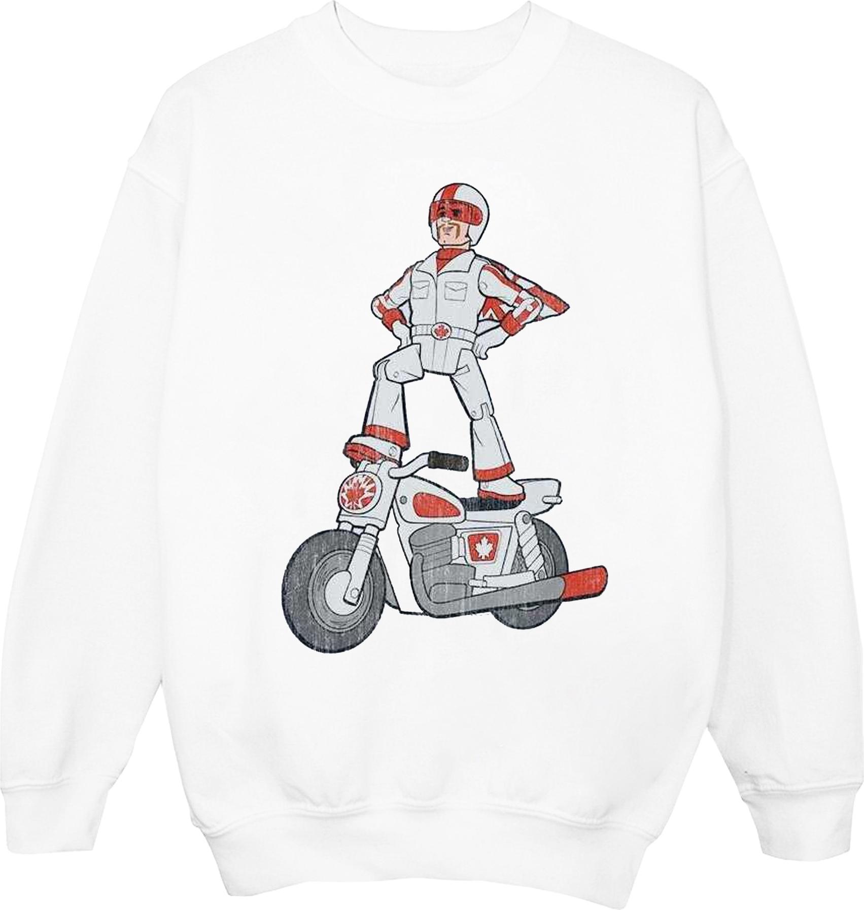 disney sweatshirt toy story 4 duke caboom pose white m