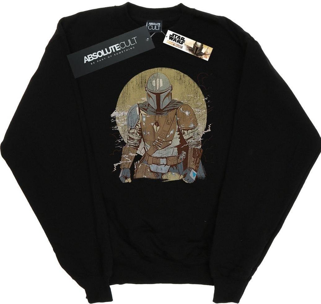 star wars sweatshirt the mandalorian black