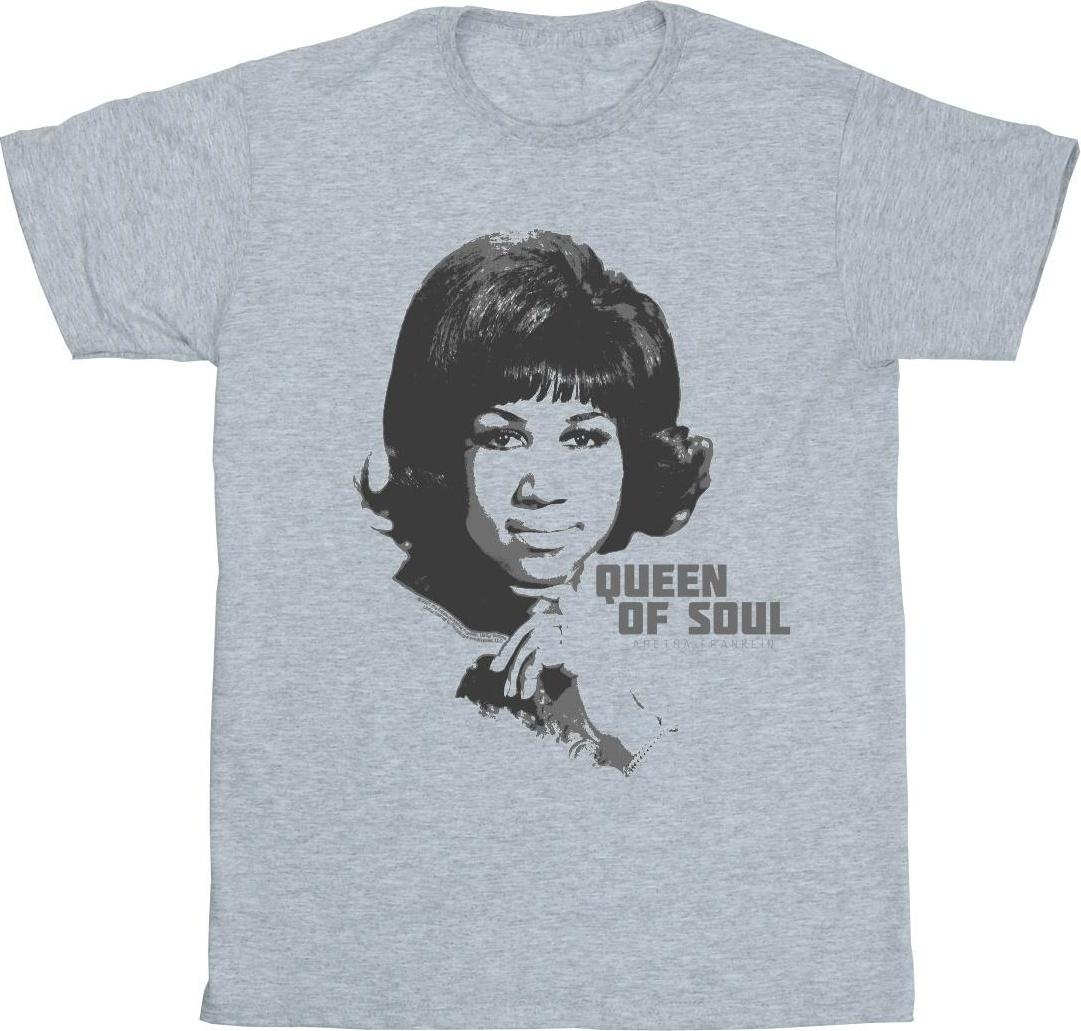 aretha franklin t-shirt queen of soul grey xxl