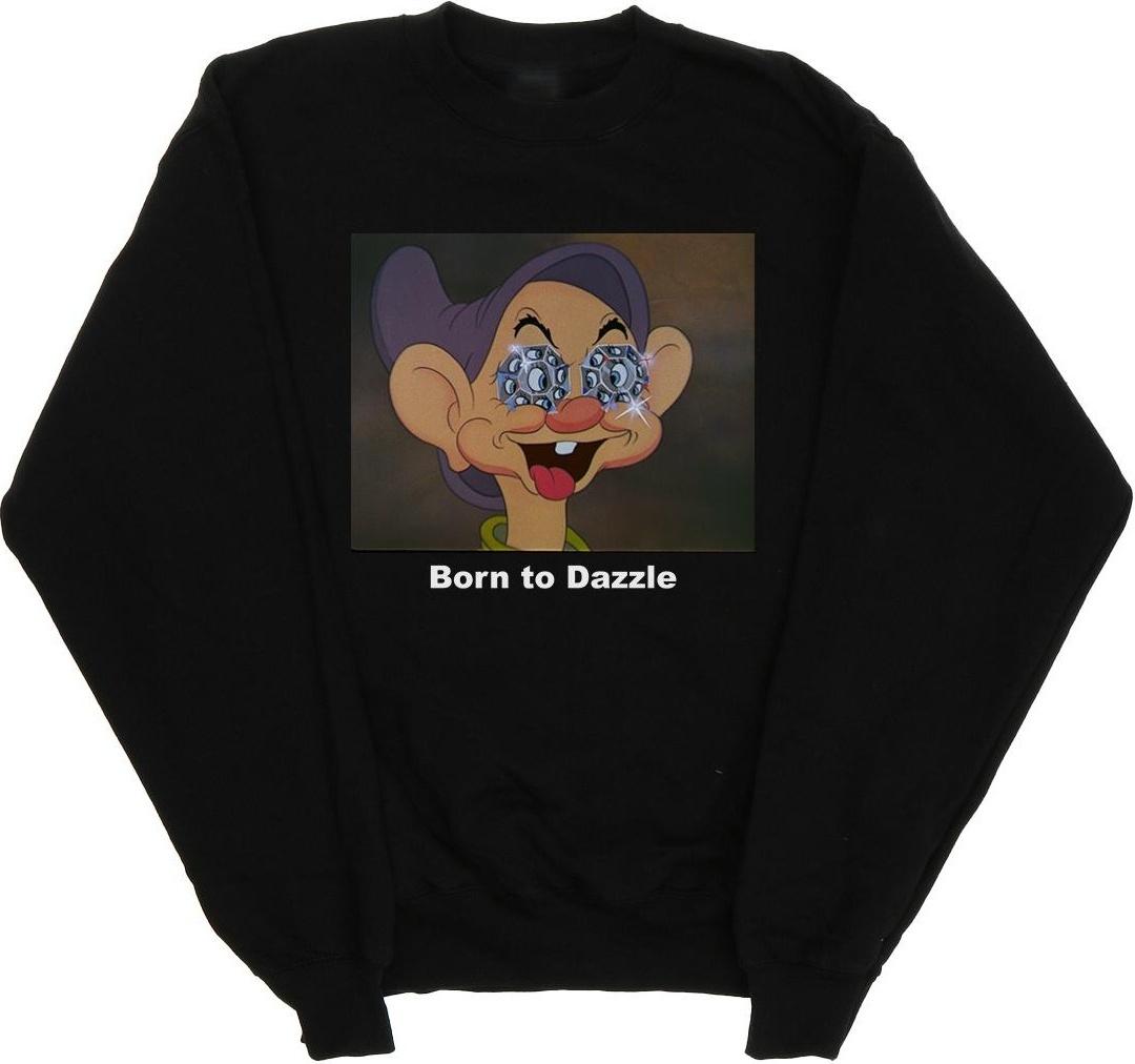 disney sweatshirt born to dazzle black