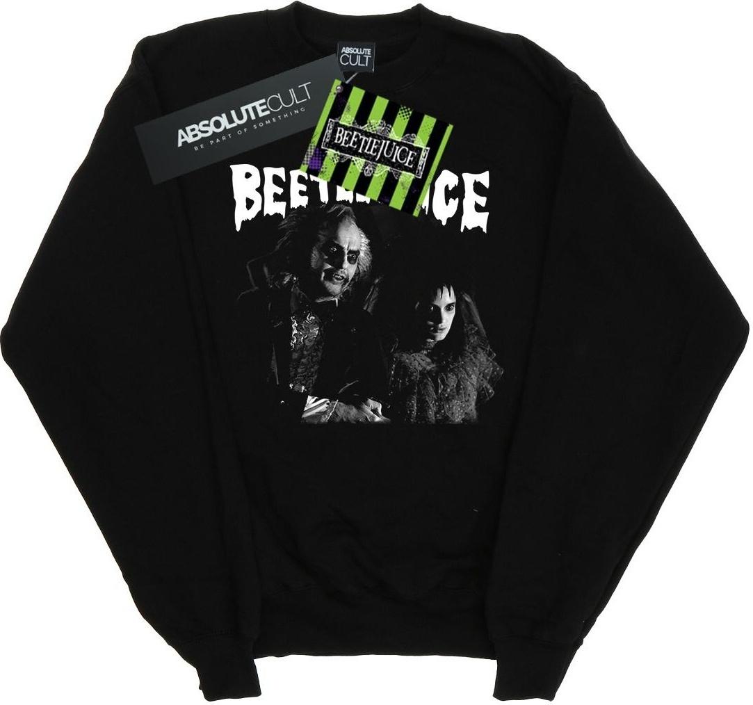 beetlejuice sweatshirt black s