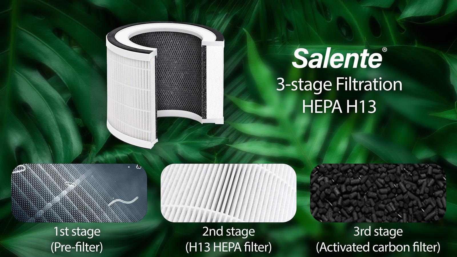 evolveo air purifier filter salente maxclean replacement