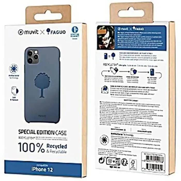 muvit smartphone case recycletek jacaranda for iphone 12 mini