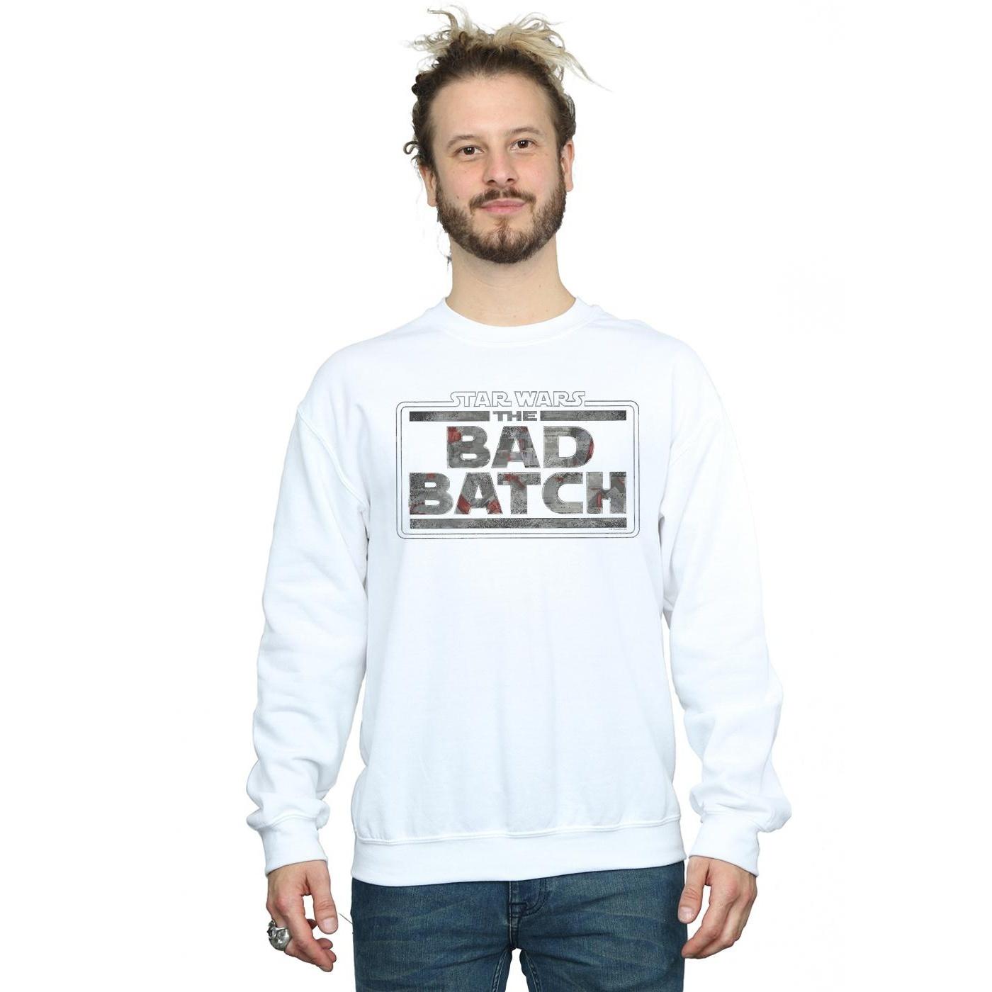 star wars sweatshirt the bad batch white m