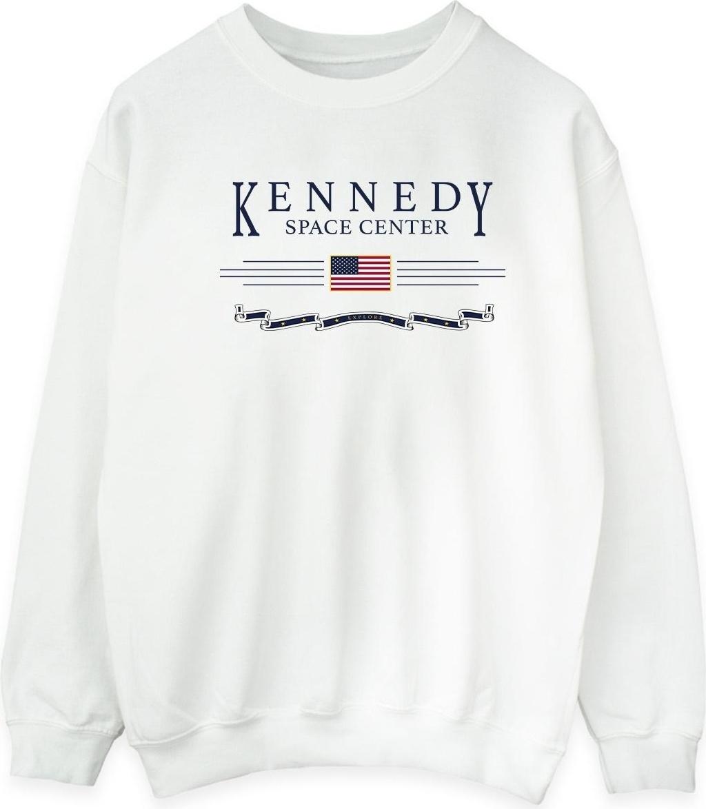 nasa sweatshirt kennedy space centre explore white xxl