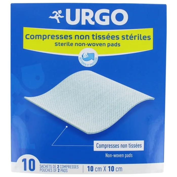 urgo sterile cotton swabs 10cm x 10cm 20 pack
