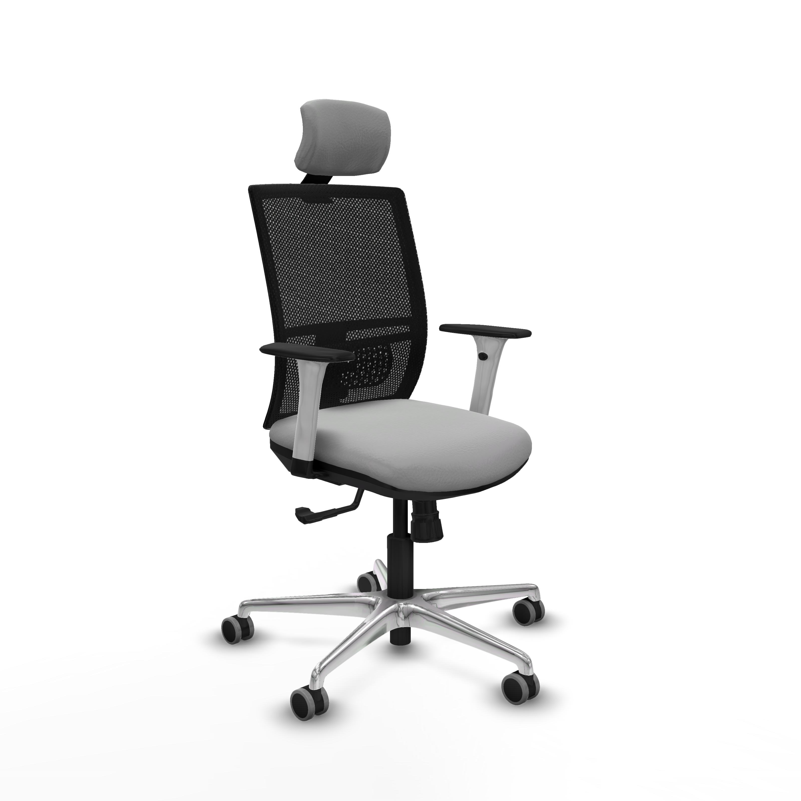 piqueras y crespo office chair yunquera white adjustable headrest