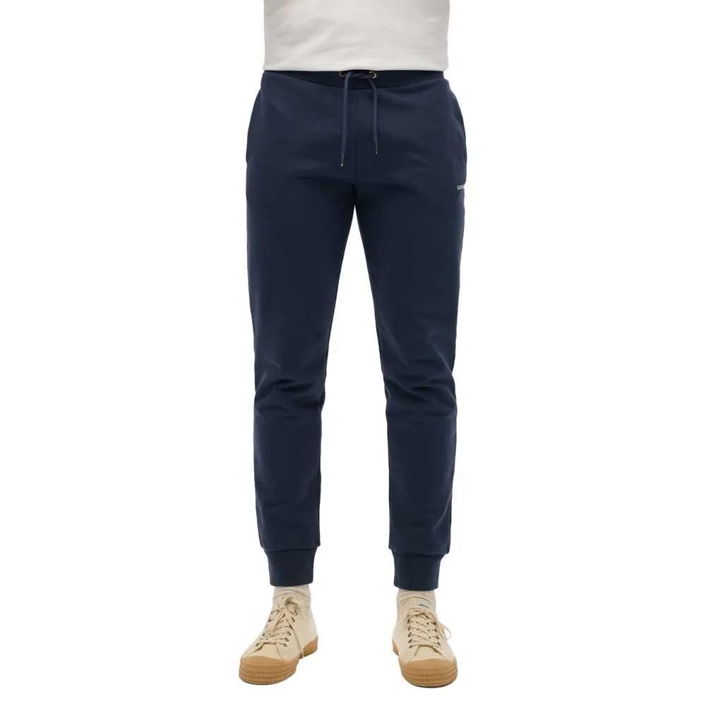 superdry tracksuit bottoms plain blue l