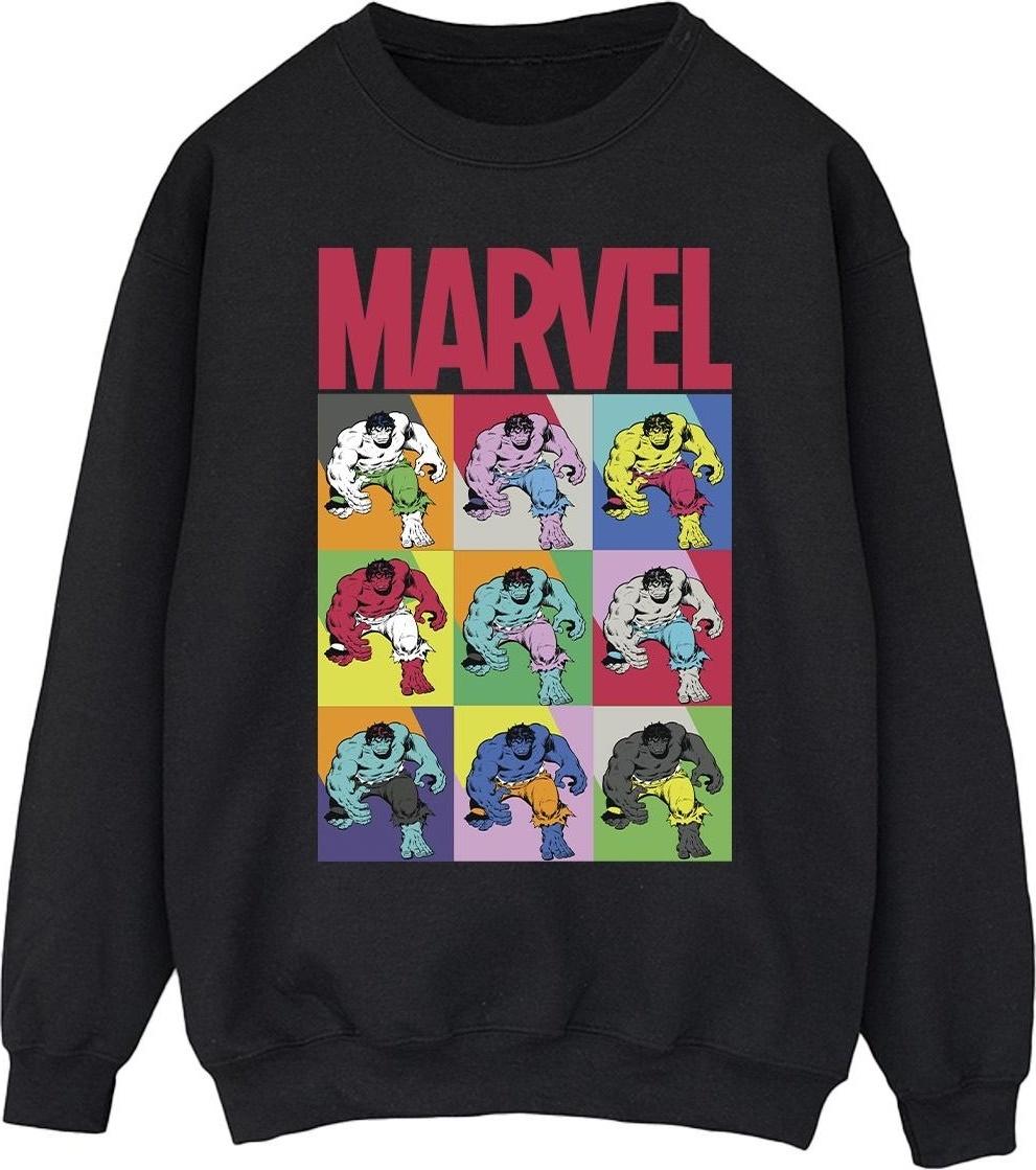 marvel sweatshirt crew neck black xl