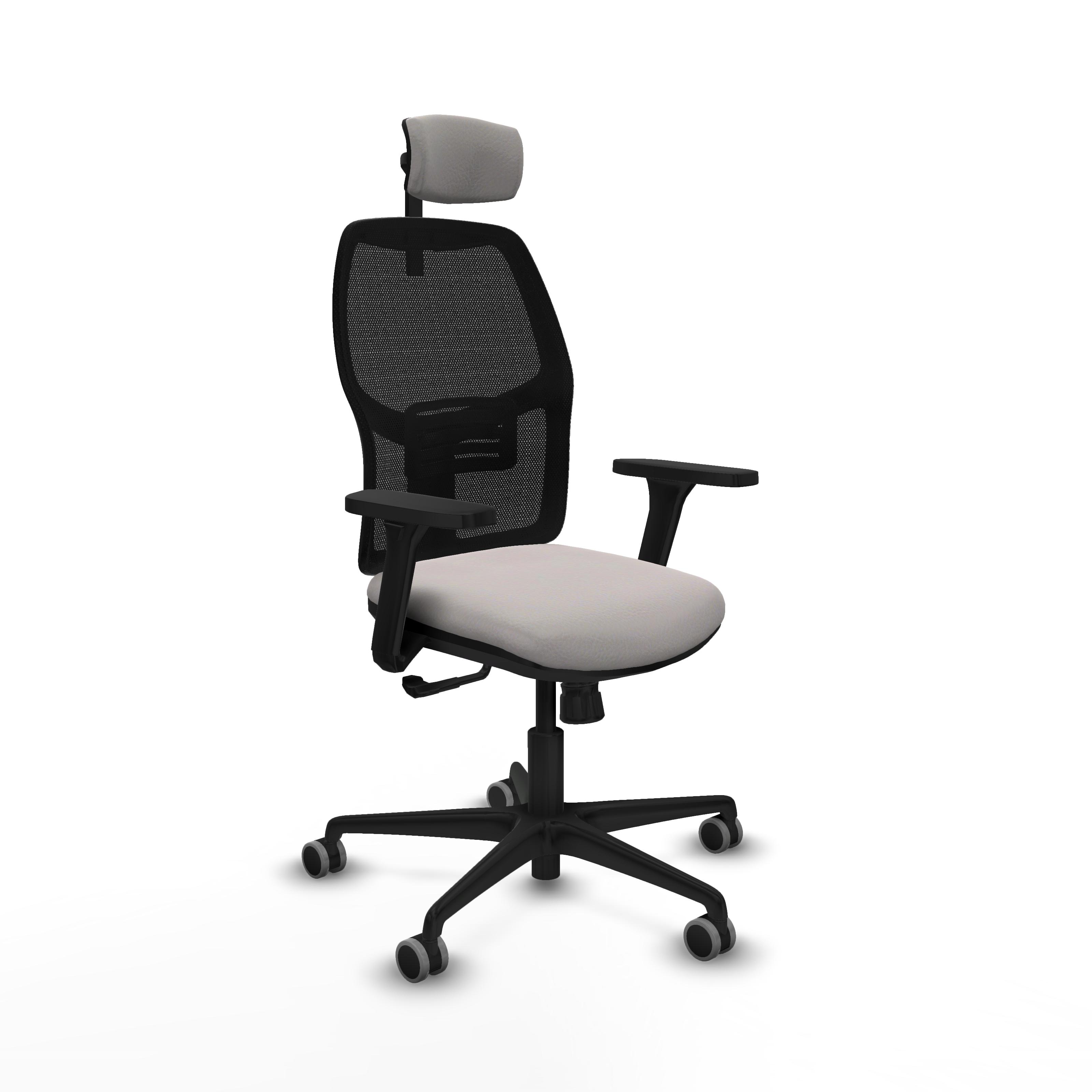 piqueras y crespo office chair alfera white adjustable headrest