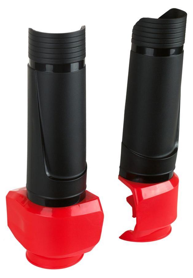 polisport fork protectors upper tube black/orange