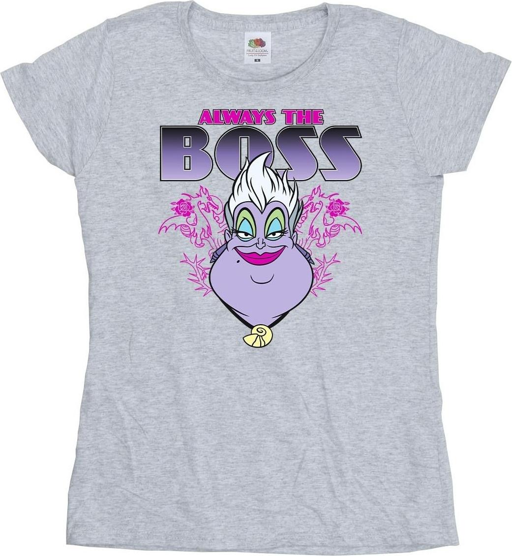disney t-shirt mum is the boss grey