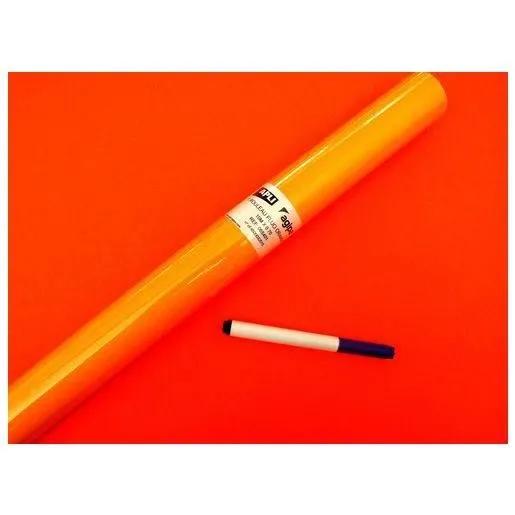 creative paper roll fluorescent orange 10m x 0.70