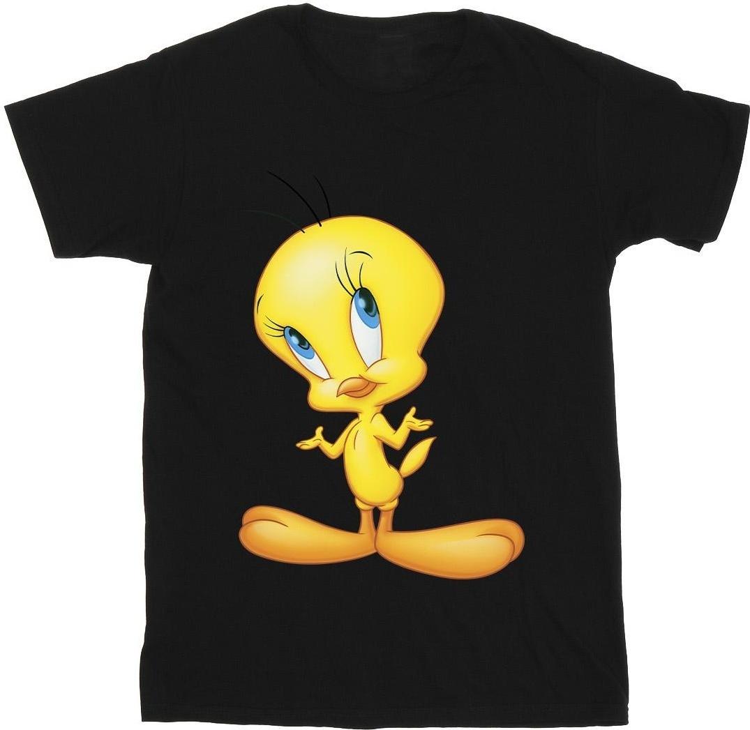 looney tunes t-shirt tweety standing black xl