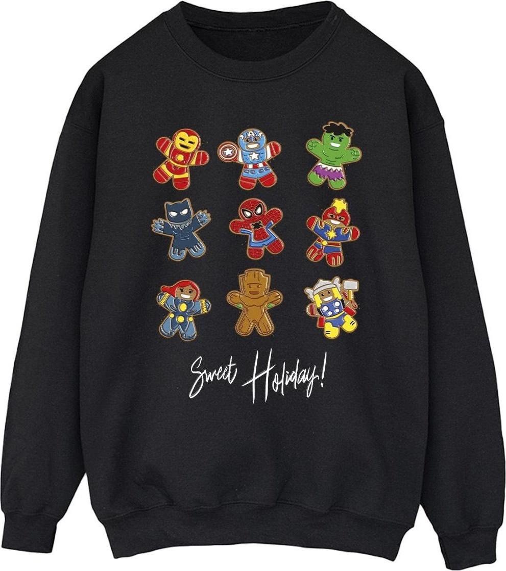 marvel sweatshirt gingerbread avengers black 3xl