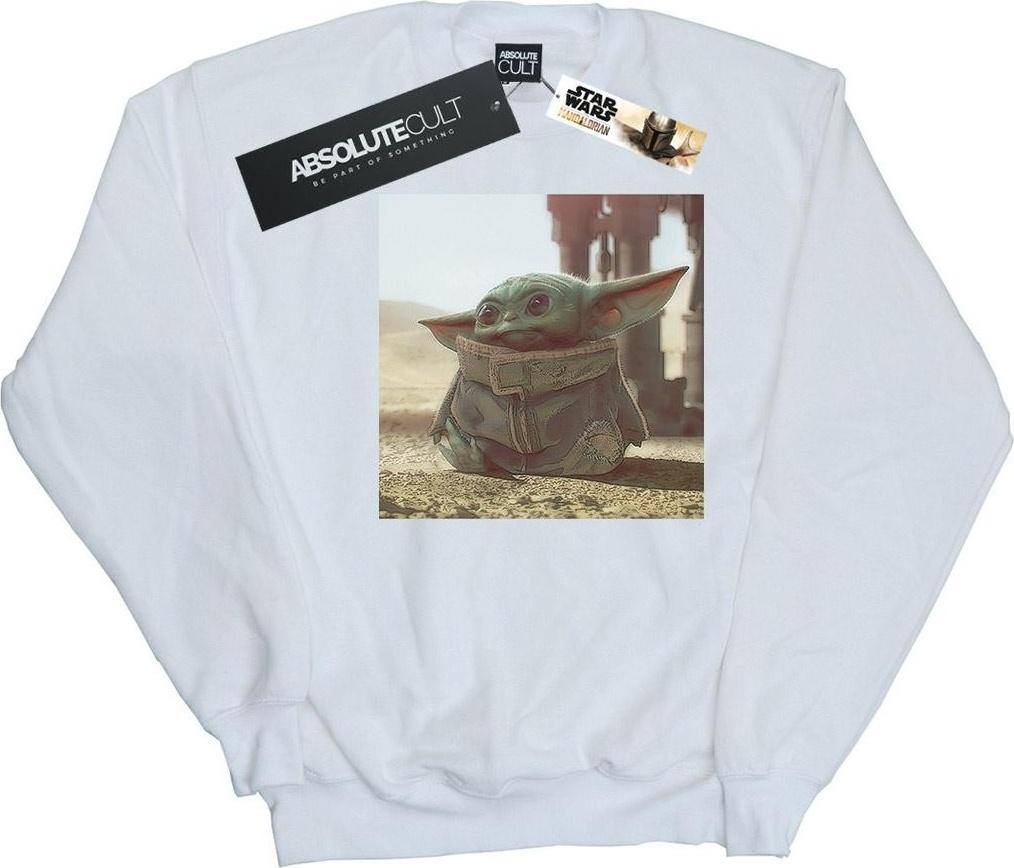 star wars sweatshirt the mandalorian the child white s