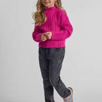 minoti sweatshirt fluffy knitted high-neck girls